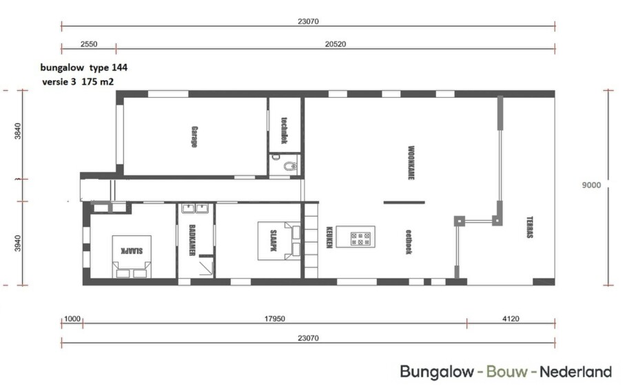 BungalowBouwNederland type 144 modern levensloopbestendig veel glas Staalframebouw 