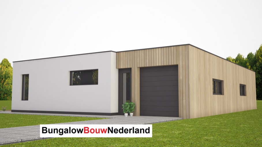 ruime bungalow ontwerpen en bouwen met bungalowbouw-nederland.nl type L46 