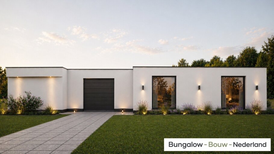 Moderne levensloopbestendige bungalow A-70 met plat dak