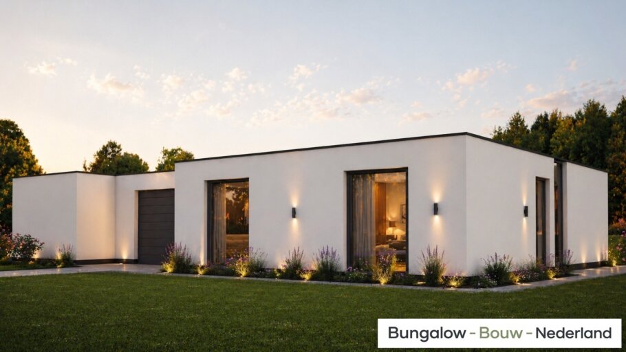 Moderne levensloopbestendige bungalow A-70 met plat dak