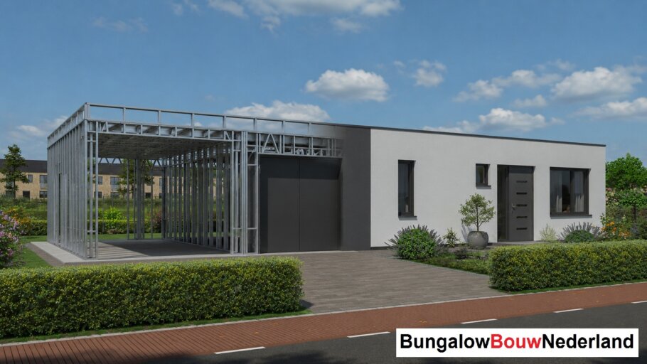 Staalframebouw constructie in levensloopbestendige woning 