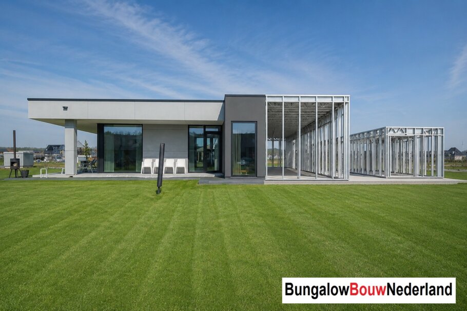 Staalframebouw constructie in levensloopbestendige woning 