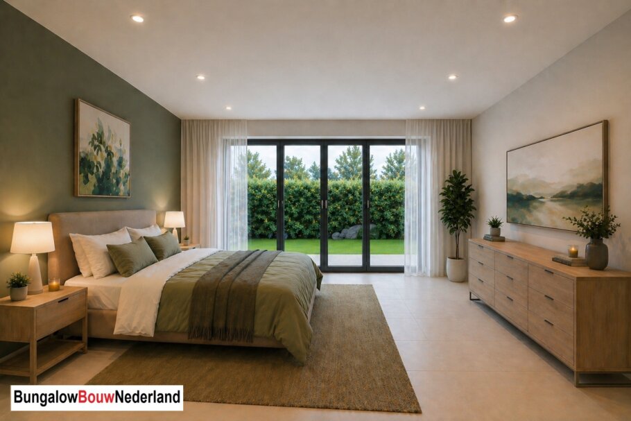 BungalowBouwNederland.nl interieur inspiratie woonkamer keuken badkamer hal slaapkamer garage