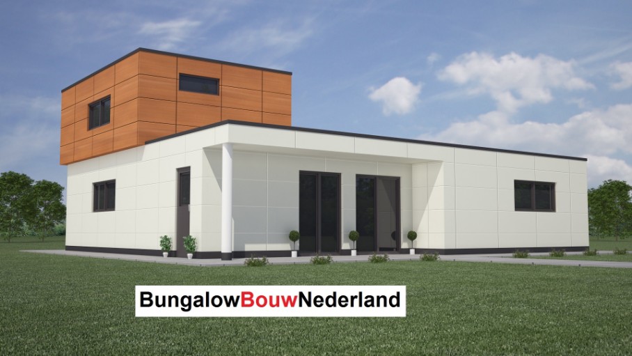 wonen en slapen begane grond  gelijkvloerse woning met kleine opbouwverdieping H75